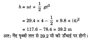 Solutions Class 9 विज्ञान Chapter-10 (गुरुत्वाकर्षण)