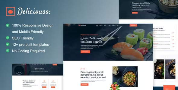 Best Catering & Restaurant Elementor Template Kit