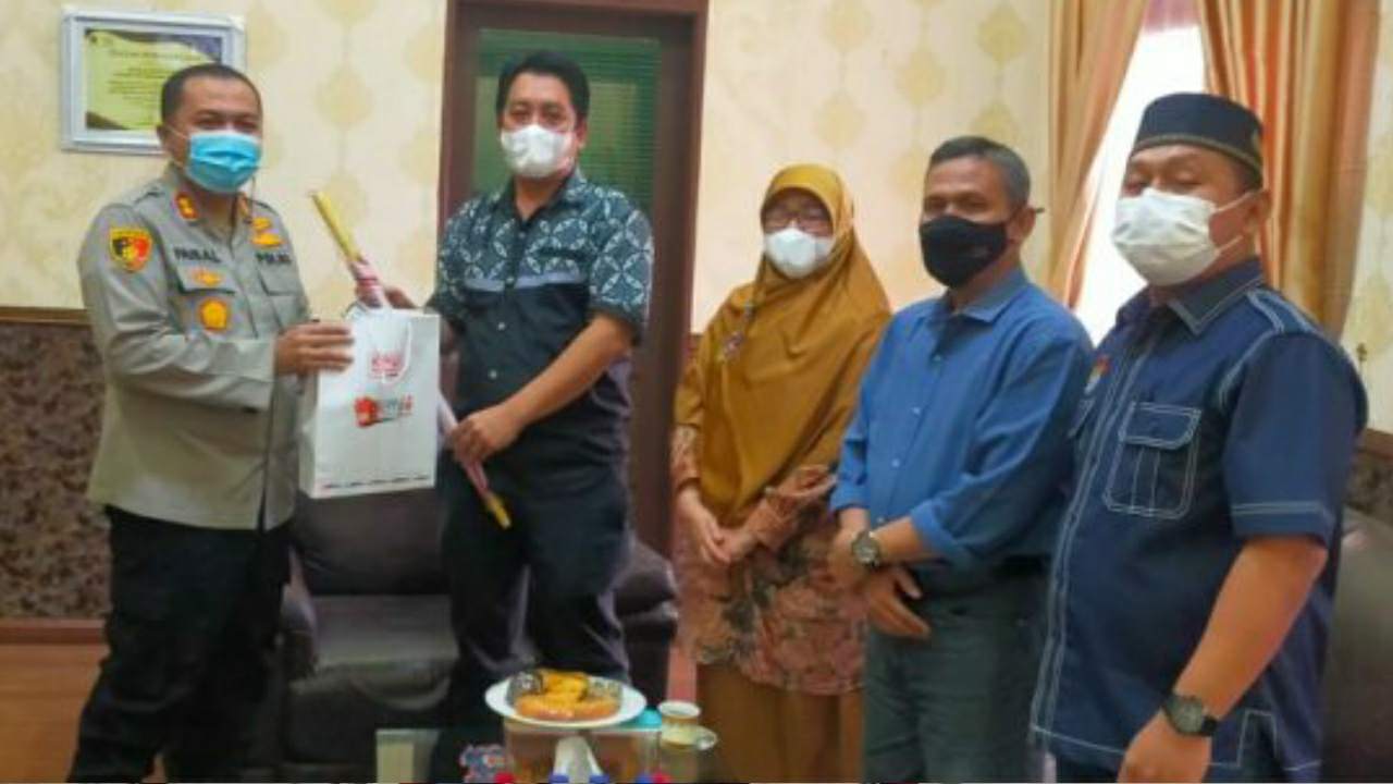 Kapolres Pelabuhan Belawan Terima Kunjungan KPU Kota Medan Jelang Pemilu 2024