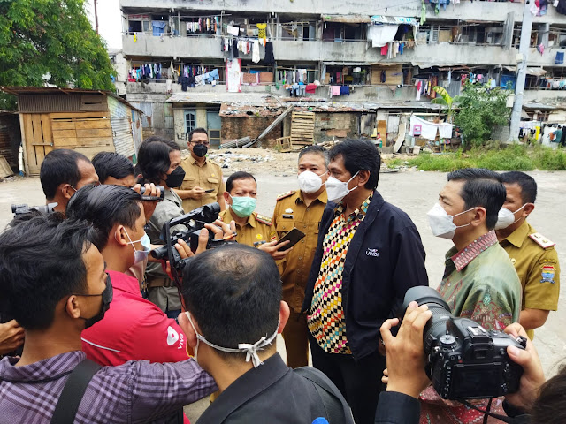 Ombudsman RI Tinjau Langsung Rumah Susun di Kawasan 26 Ilir Palembang