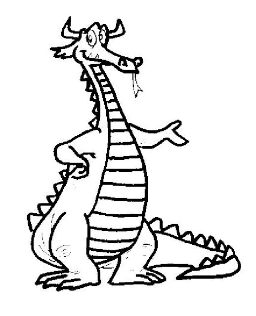 Top 13 Big Dragon Coloring Pages