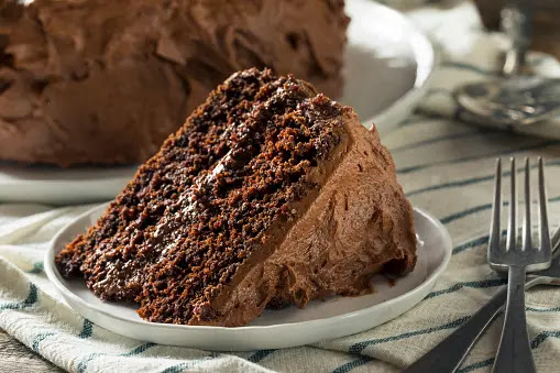 Delicious chocolate cake