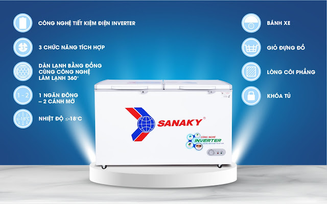 Tủ đông Sanaky Inverter VH-5699HY3