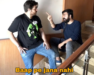 Baap pe jana nahi ashish chanchlani meme template