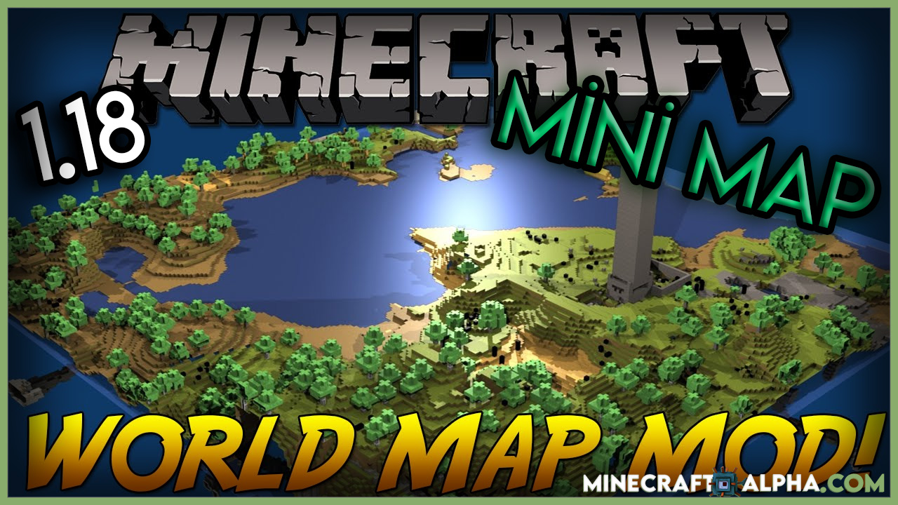 Minecraft New Xaero’s World Map Mod 1.18