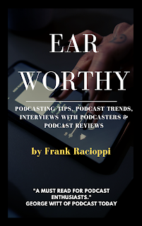 book cover of Ear Worthy with fingers on a smartphone