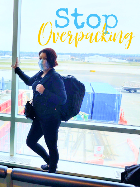 You can learn to pack less and enjoy the freedom of spending less (time and money) at the airport and of going from plane to trip. Here's how.