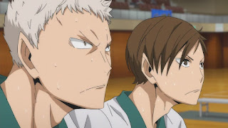 ハイキュー!! アニメ 2期19話 | 伊達工業高校 二口堅治 青根高伸 | HAIKYU!! Aobajohsai vs Date tech