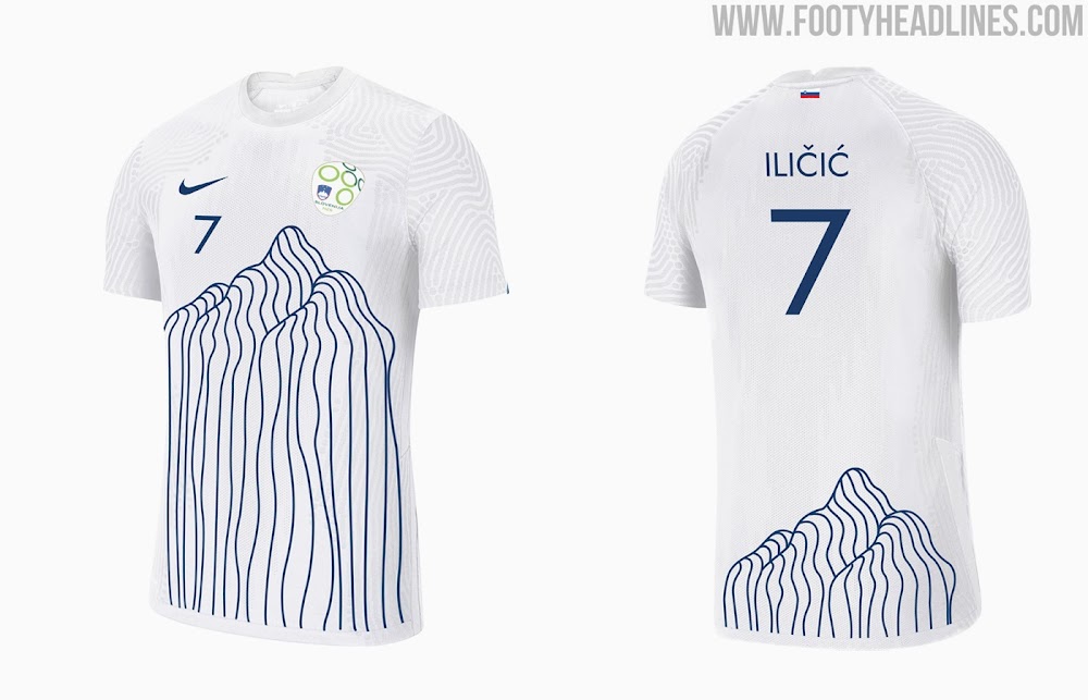 Football teams shirt and kits fan: Font collection - Slovenia & Serbia