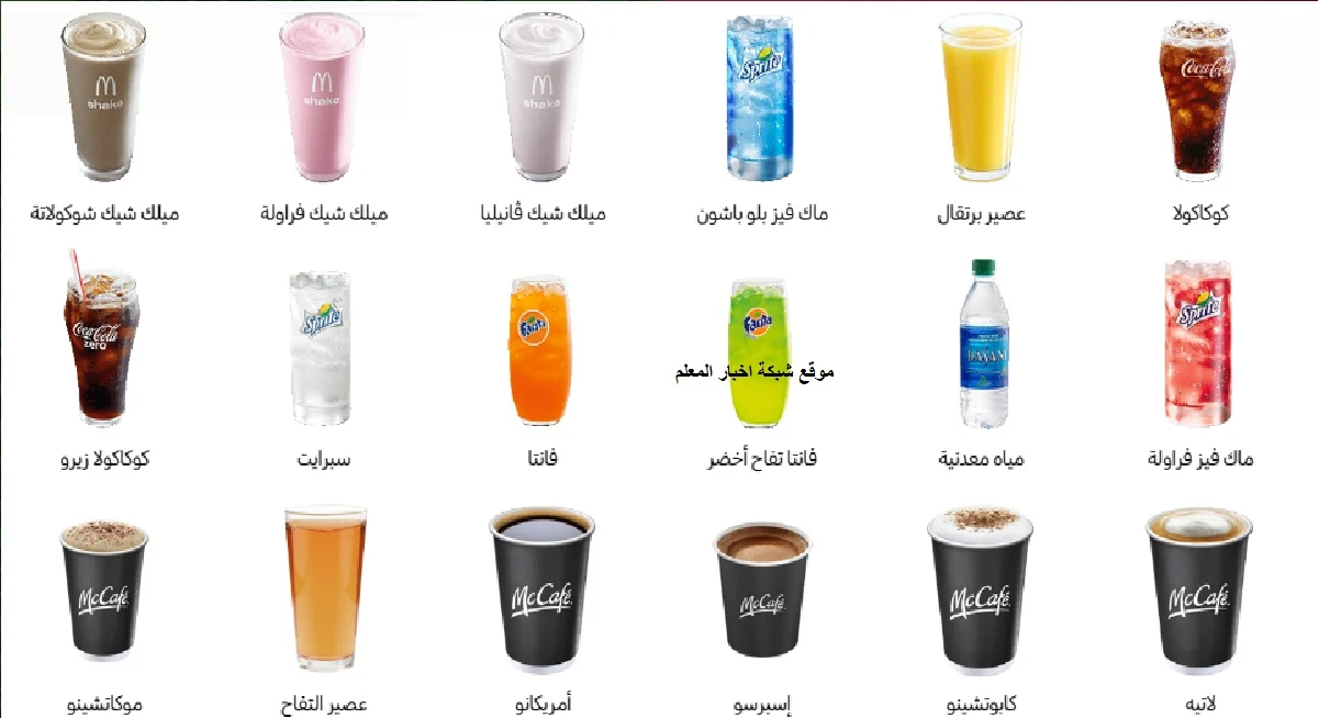 اسعار منيو الحلويات ماكدونالدز McDonalds في مصر 2021 | رقم الدليفري والتوصيل ماك