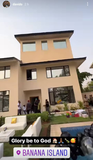(video) First photos and video of singer Davido's new Banana Island house