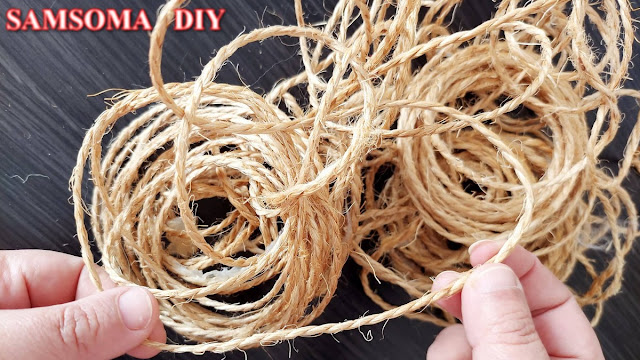 شاهدوا ماذا صنعت بحبل الخيش / فكرة روعة / Amazing Reuse Idea / Amazing Recycle Ideas Using Jute Rope