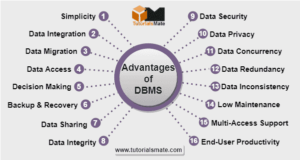 Advantages of DBMS