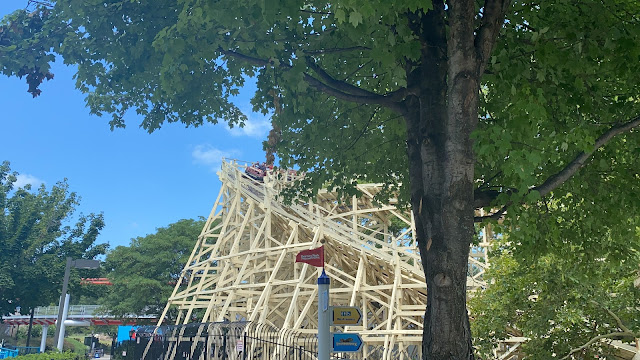 Thunderhawk Wooden Roller Coaster Dorney Park