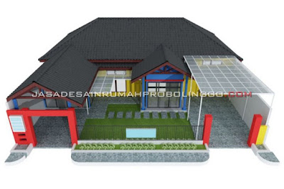 desain rumah menjadi toko