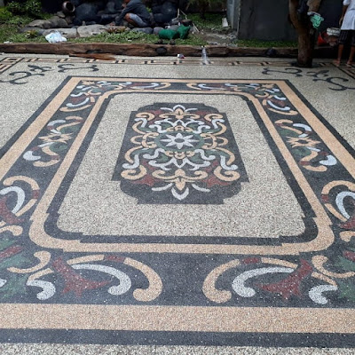 Batu sikat motif minimalis