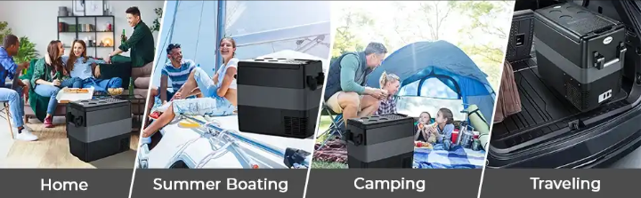 Using best portable freezer/refrigerator for vacations and trips wheeledparadise
