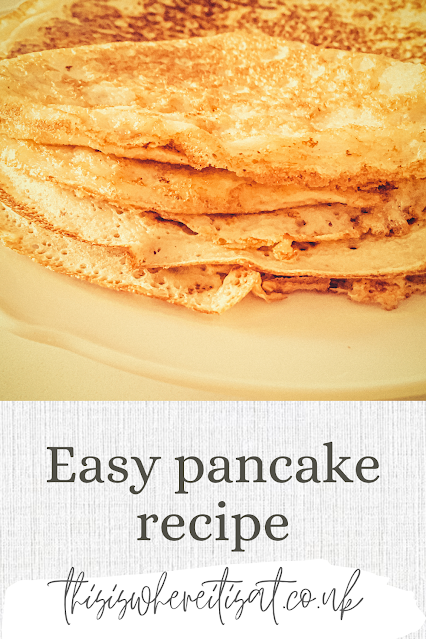 Easy pancake recipe.