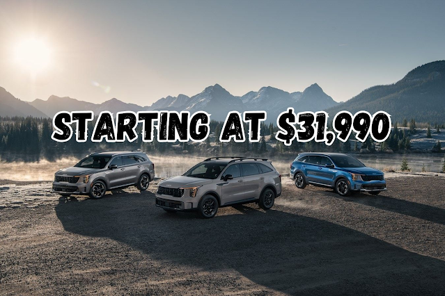 Kia Sorento 2025 ra mắt, giá khởi điểm từ 31.990 USD
