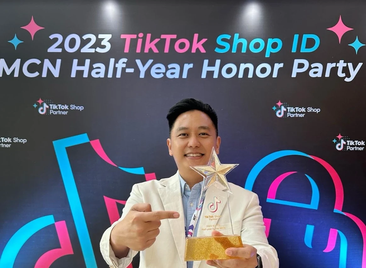 DCT Agency Sabet Penghargaan di TikTok Shop ID MCN Half-Year Honor Party 2023