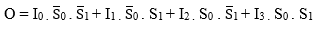 Boolean expression of 4 to 1 data multiplexer