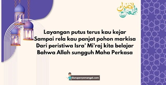 Pantun Tentang Peristiwa Isra’ Mi’raj Menyentuh Hati