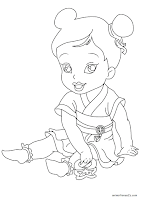 Baby Disney princess Mulan