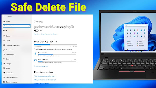 How to delete temporary files windows 10