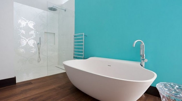 bold brights color for bathroom