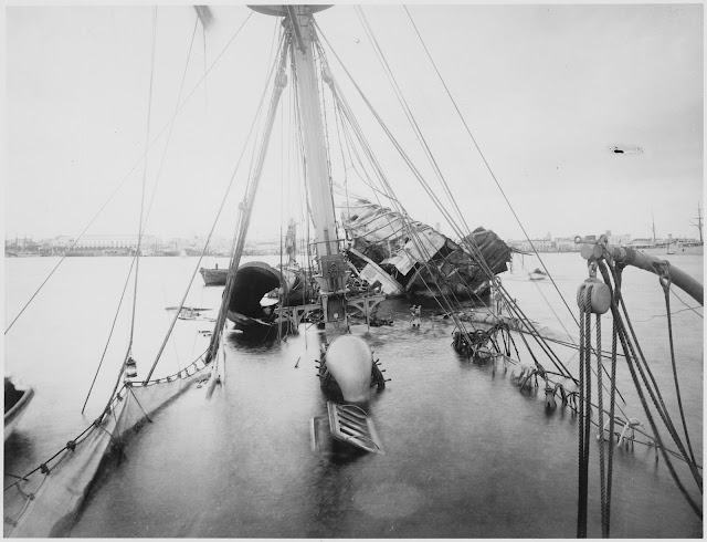 Históricas fotografías del acorazado Maine