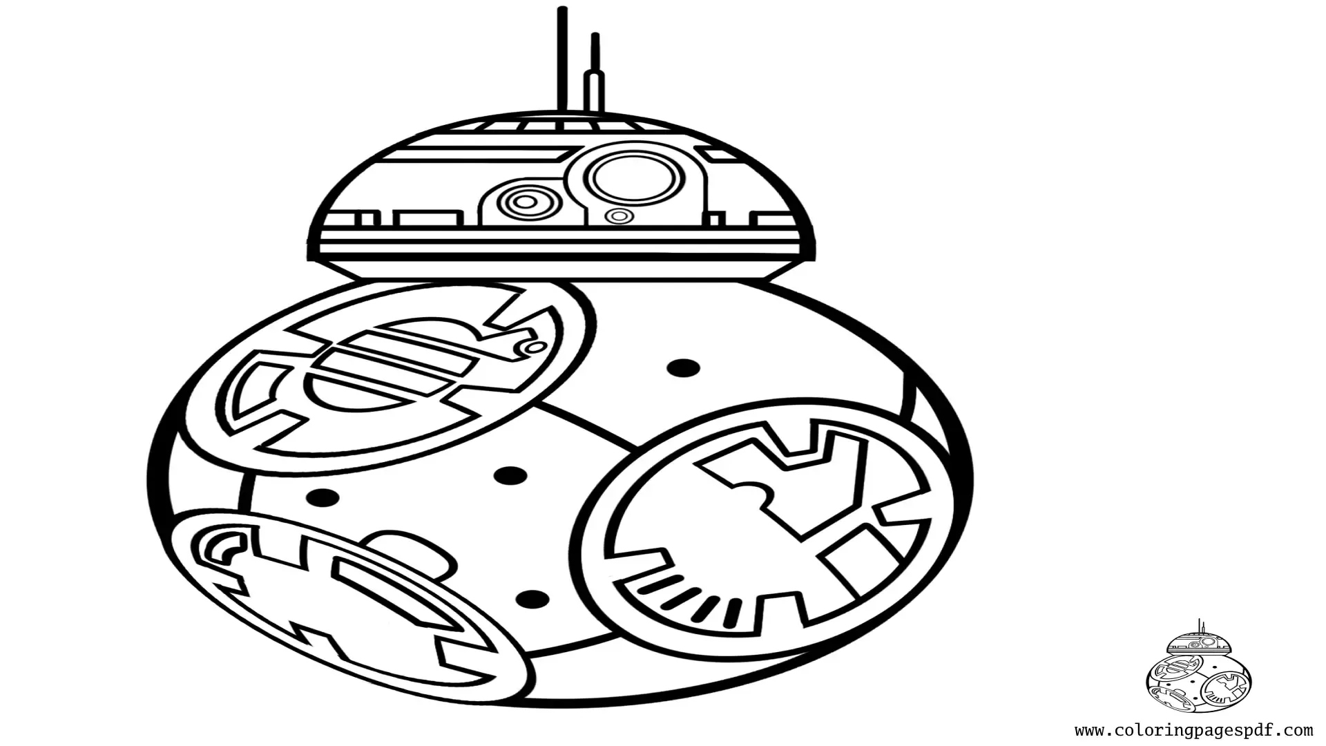 Coloring Pages Of BB8