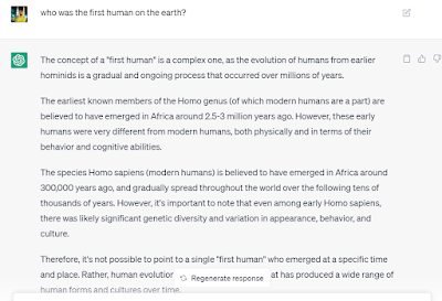 who was the first human on the earth?