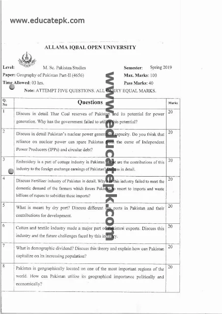 aiou-msc-pakistan-studies-past-papers-4656