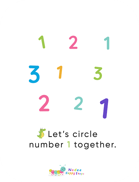 Numbers Story for kindergarten - Number one