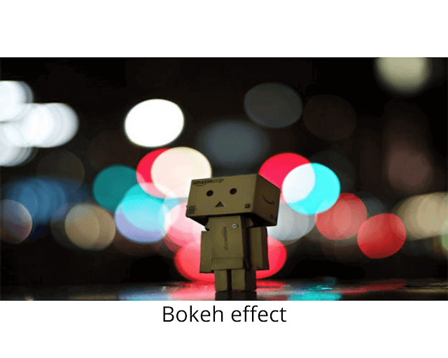 bokeh effect
