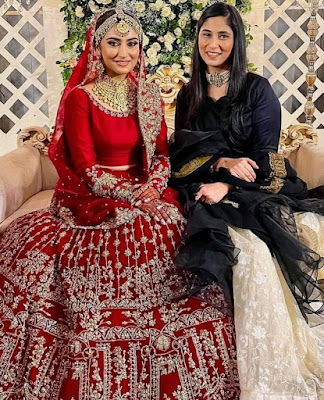 Hiba Bukhari and Ariz Ahmed marriage photos