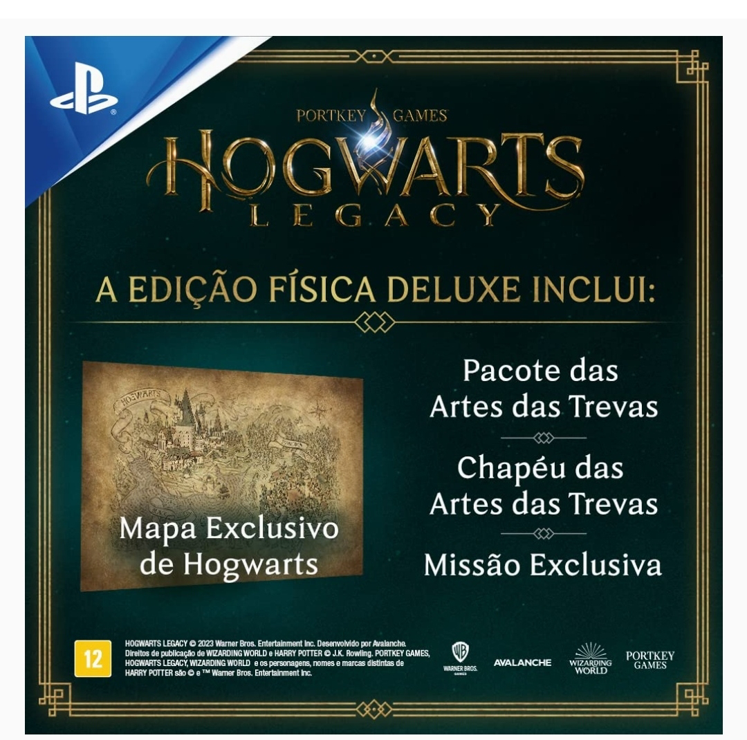 Jogo Hogwarts Legacy Deluxe Edition PS5 Warner Bros com o Melhor