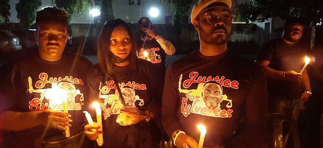 Photos From The Candle light for 11-year-old Sylvester Oromoni, who was allegedly tortured to death by his schoolmates.