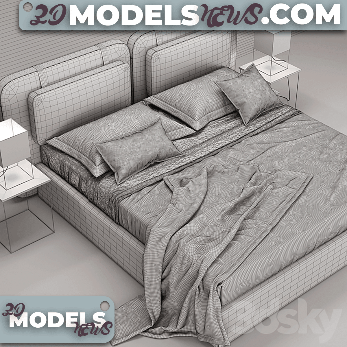 Novaluna Sound Double Bed Model 4
