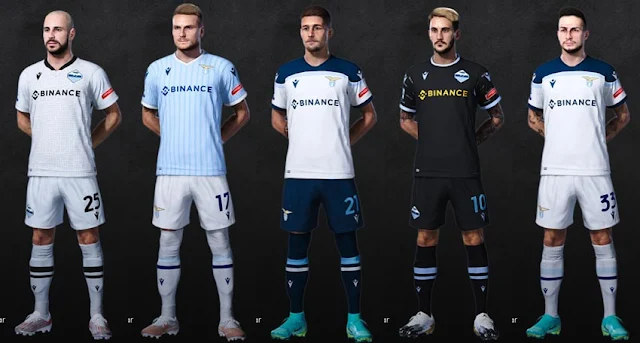 SS Lazio Kits 2021-22 (Sider) For eFootball PES 2021