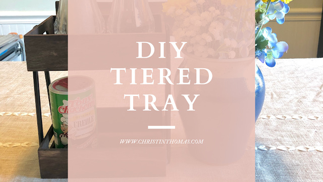 Learn how you can make your own tiered tray using supplies from Dollar Tree Learn how you can make your own tiered tray using supplies from Dollar Tree