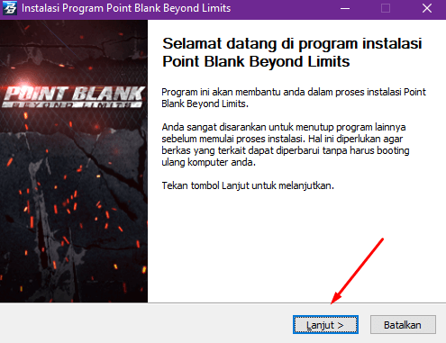 Cara Install Point Blank Zepetto di Windows 10