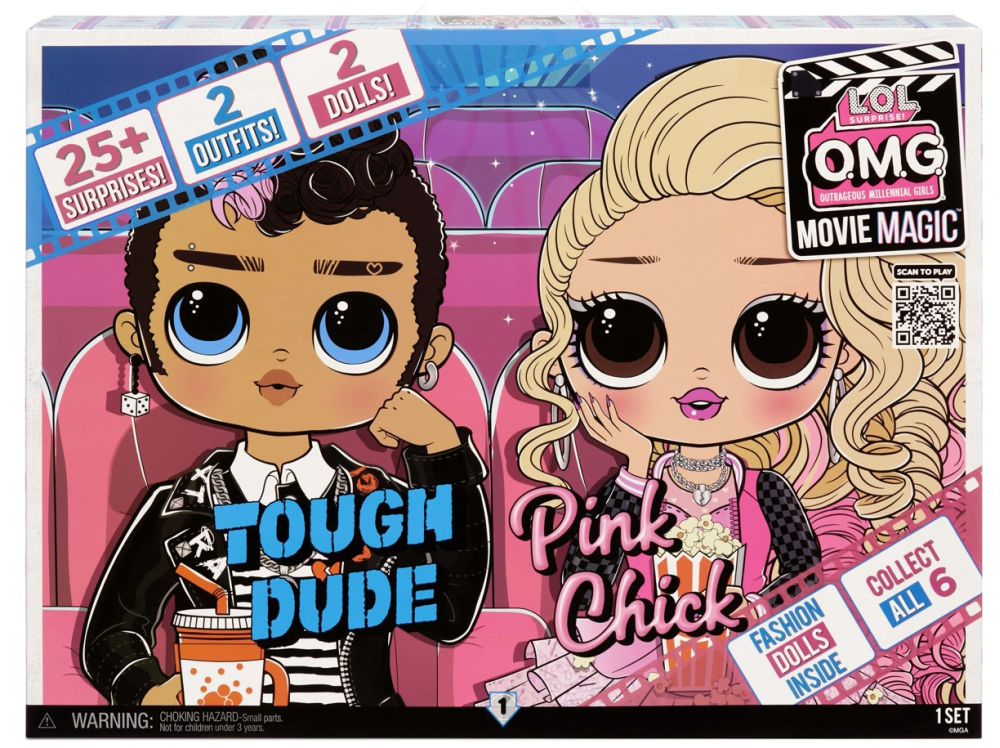 L.O.L. Surprise! O.M.G. Movie Magic Tough Dude и Pink Chick