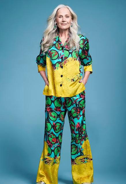 Iris Apfel x H&M blouse and trousers
