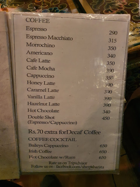 Sherpa Barista Café em Namche Bazaar