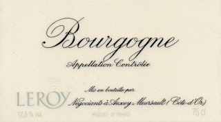 Bourgogne Blanc(Regionales)　1996’