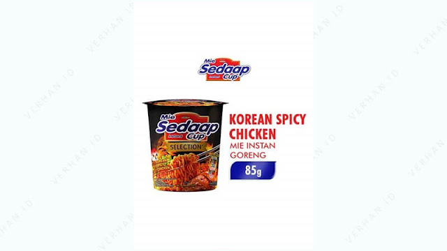 sedaap mie instant korean spicy chicken