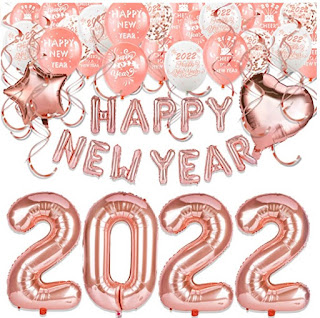 Happy New Year 2022 balloons