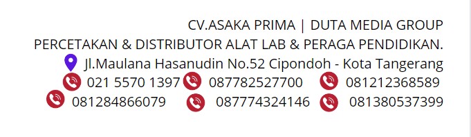 Supplier dan Produsen alat peraga pendidikan ,laborarotium,komputer,percetakan dan Perdagangan umum