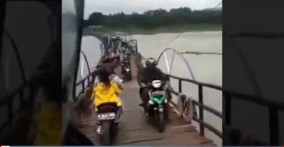 Detik detik jembatan cihampelas mabruk